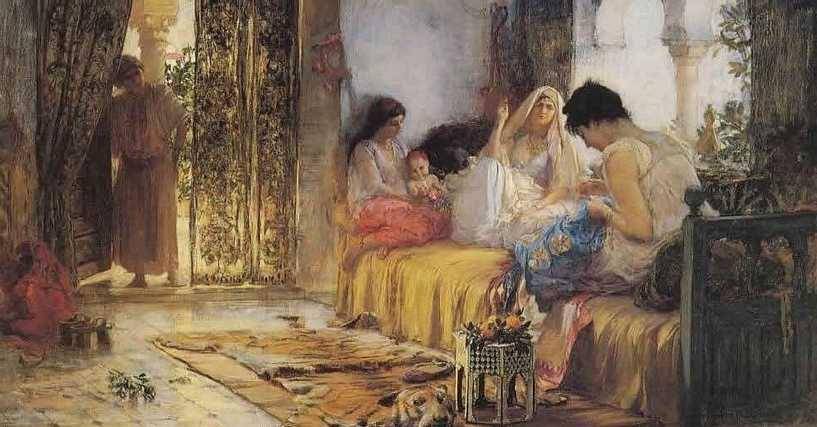 ilustrasi perempuan Harem (ranker.com)