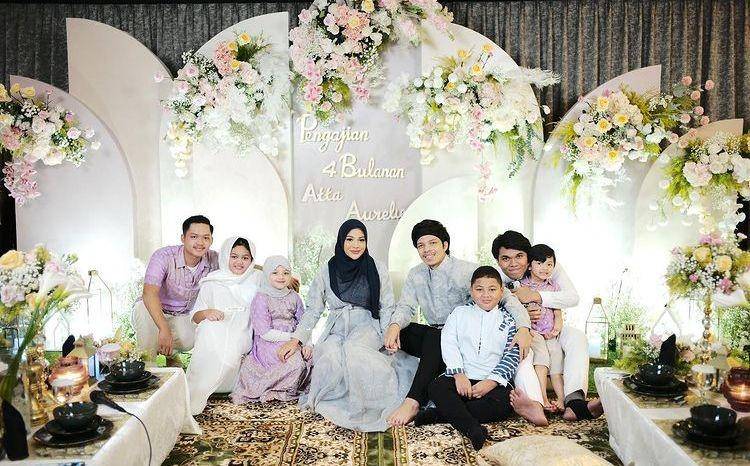 Empat bulanan Aurel Hermansyah (instagram.com/ashanty_ash)