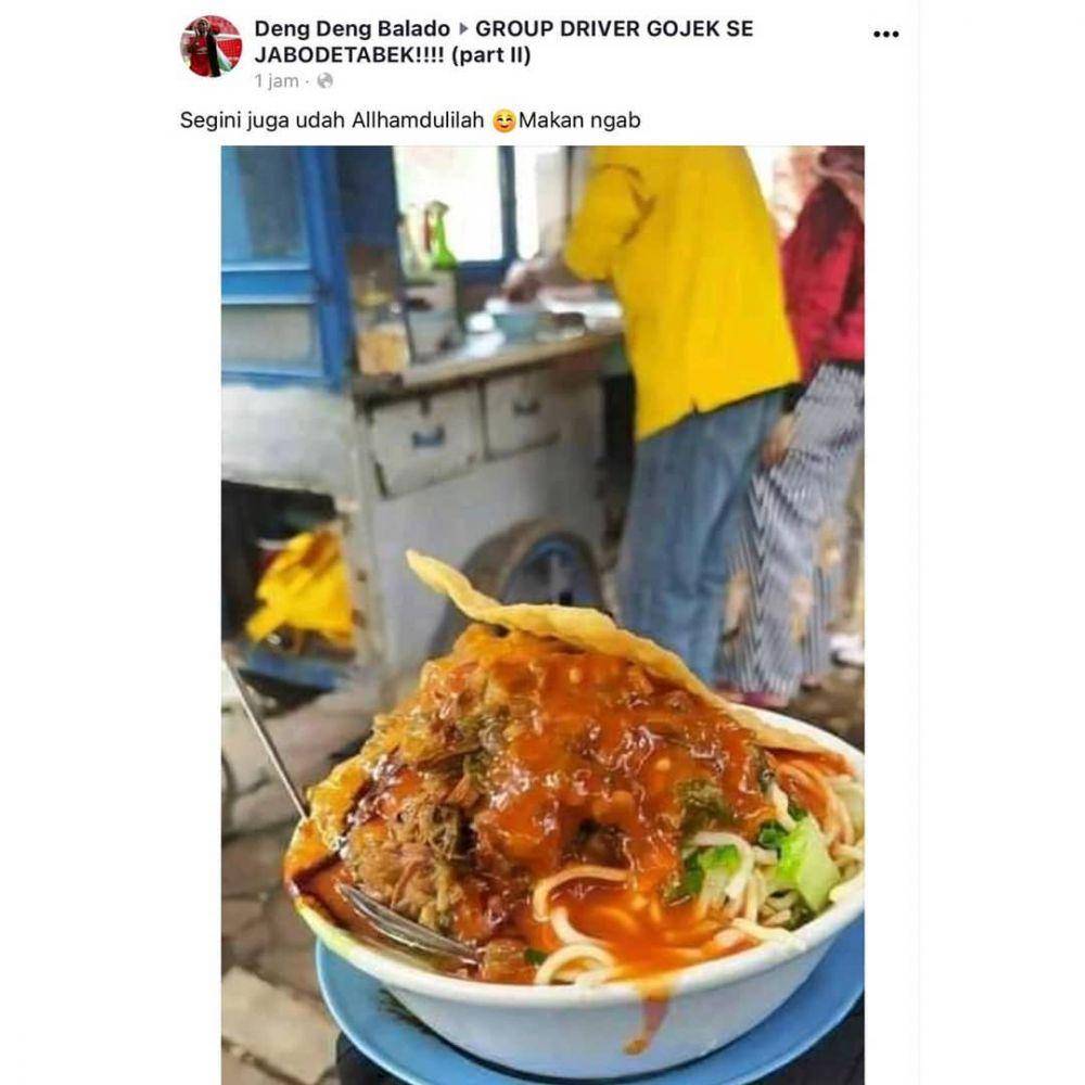 potret makanan porsi mukbang (instagram.com/dramaojol.id)