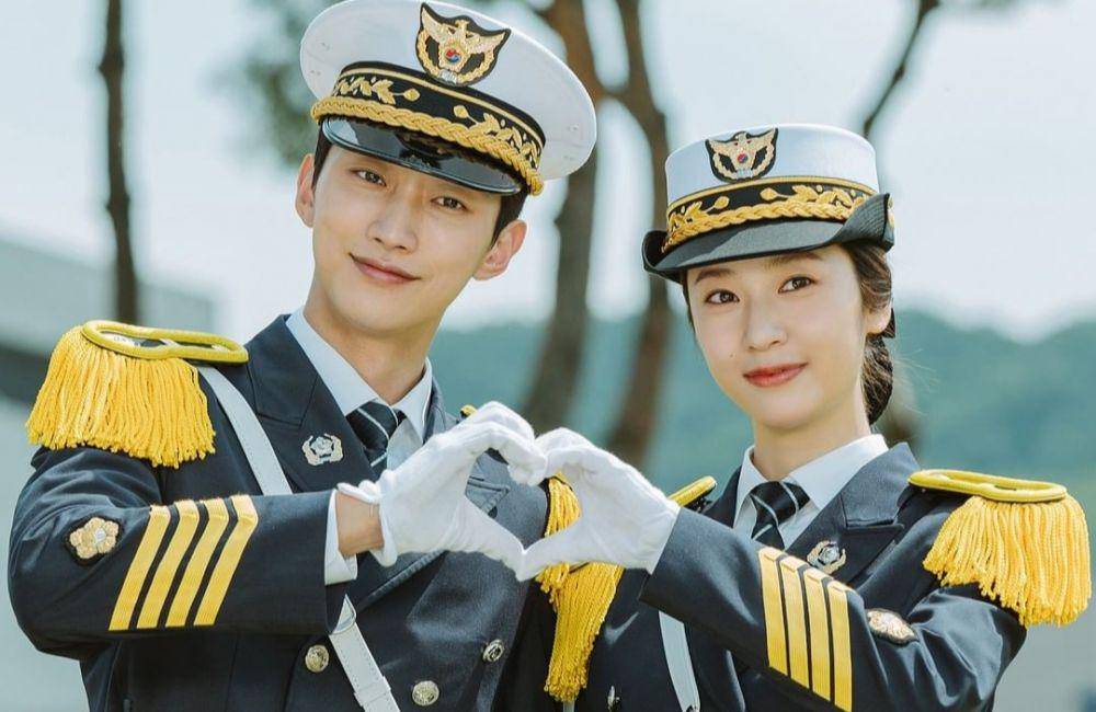potret karakter Kang Seon Ho dan Oh Kang Hee dalam drama Police University (instagram.com/kbsdrama)