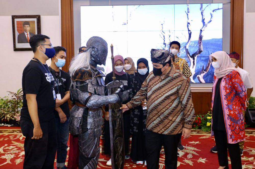 Erick Thohir saat mengunjungi Banyuwangi. IDN Times/Istimewa