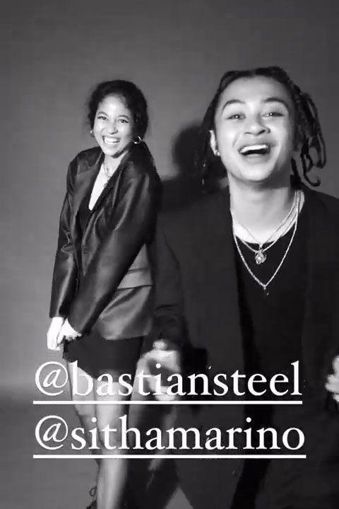 Pemotretan Bastian Steel dan Sitha Marino (Instagram.com/bastiansteel)