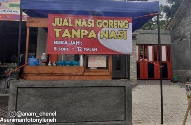 ulah penjual nasi goreng (instagram.com/anam_chenel)
