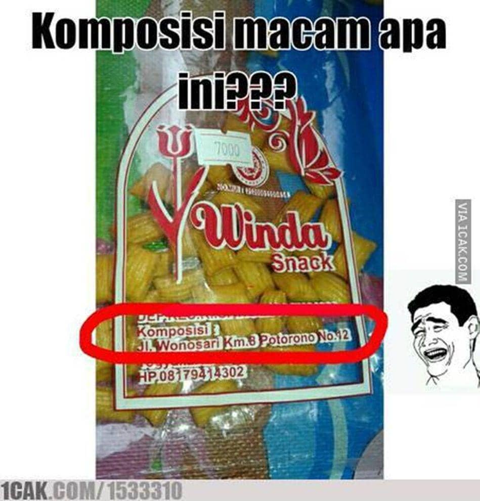 label komposisi makanan lucu (1cak.com)