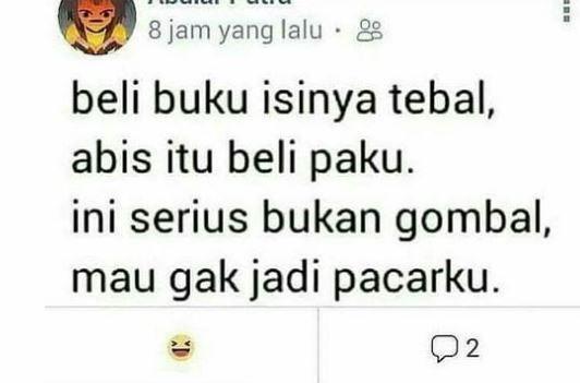 status Facebook galau (Facebook.com/kawaidara)
