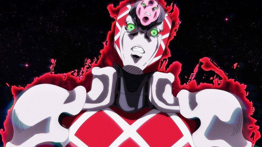 ilustrasi karakter King Crimson (dok. David Production/JoJo's Bizarre Adventure: Golden Wind)