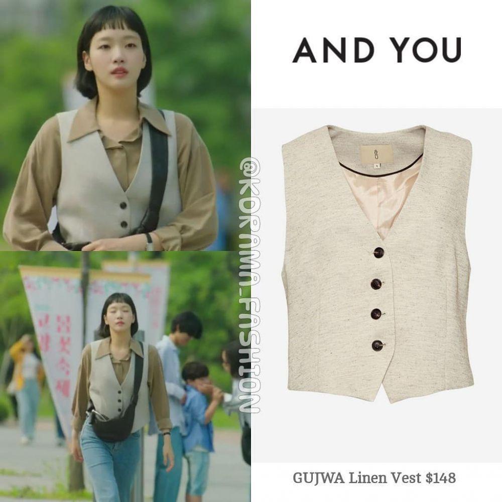 harga outfit Kim Go Eun di KDrama Yumi's Cells (instagram.com/kdrama_fashion)