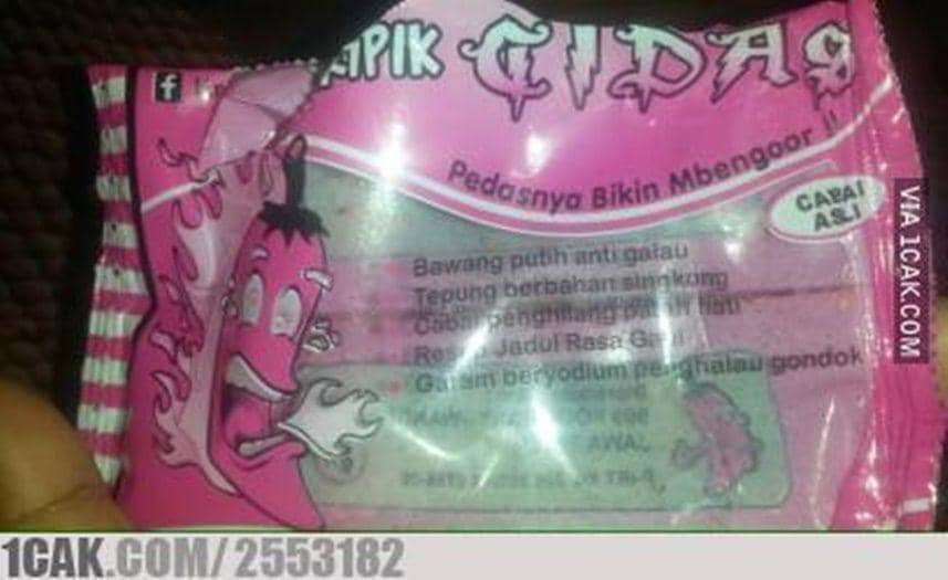 label komposisi makanan lucu (1cak.com)