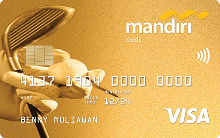 Kartu Kredit Mandiri Golf Gold (dok. mandirikartukredit.com)
