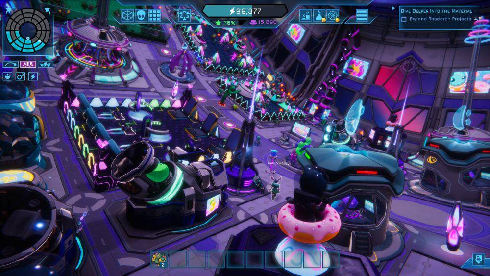 Tampilan visual yang biasa-biasa saja. (dok. Kalypso Media/Spacebase Startopia)