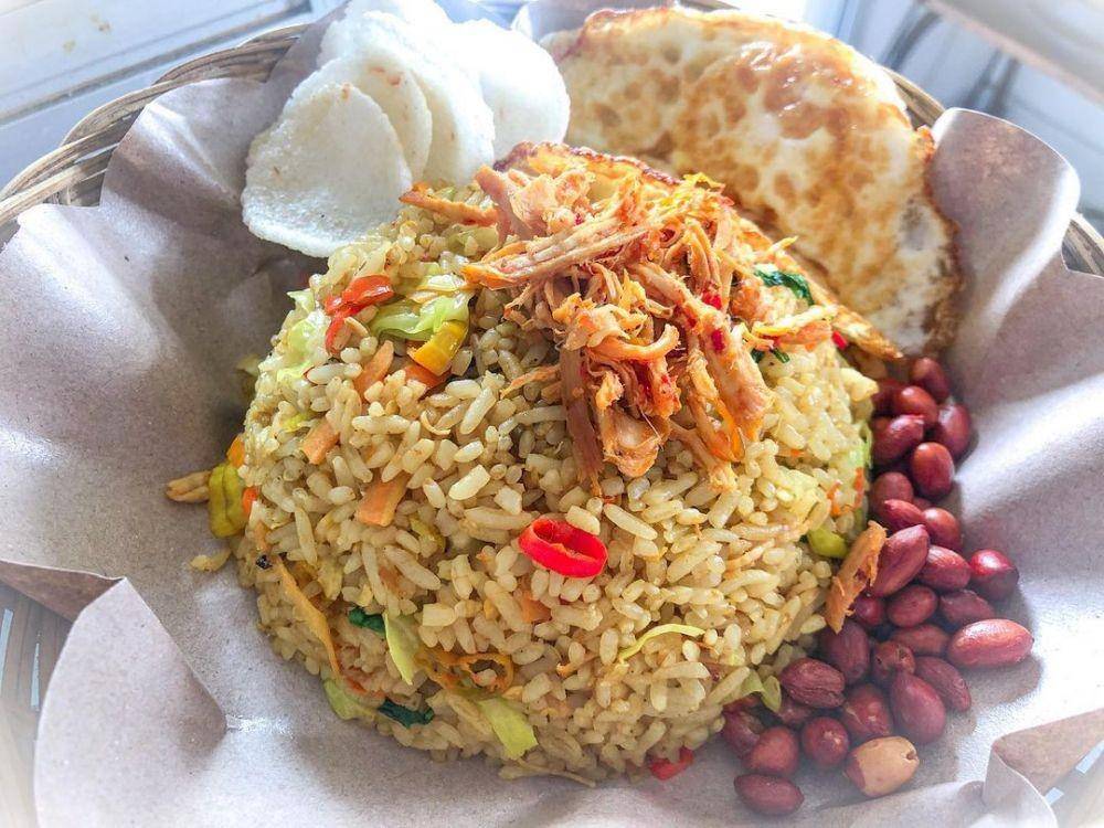 Ilustrasi nasi goreng bali (instagram.com/dogcafe_1700)