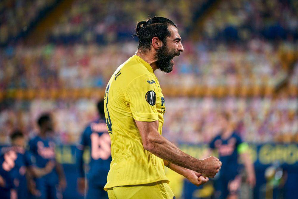 Potret Raul Albiol di final Liga Eropa (twitter.com/EuropaLeague)