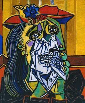 Lukisan "The Weeping Woman". (tate.org.uk)