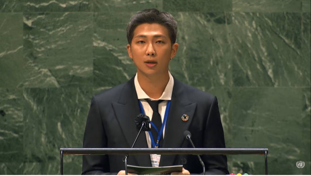 RM BTS di UNGA Majelis Umum PBB ke-76 (youtube.com/United Nations)