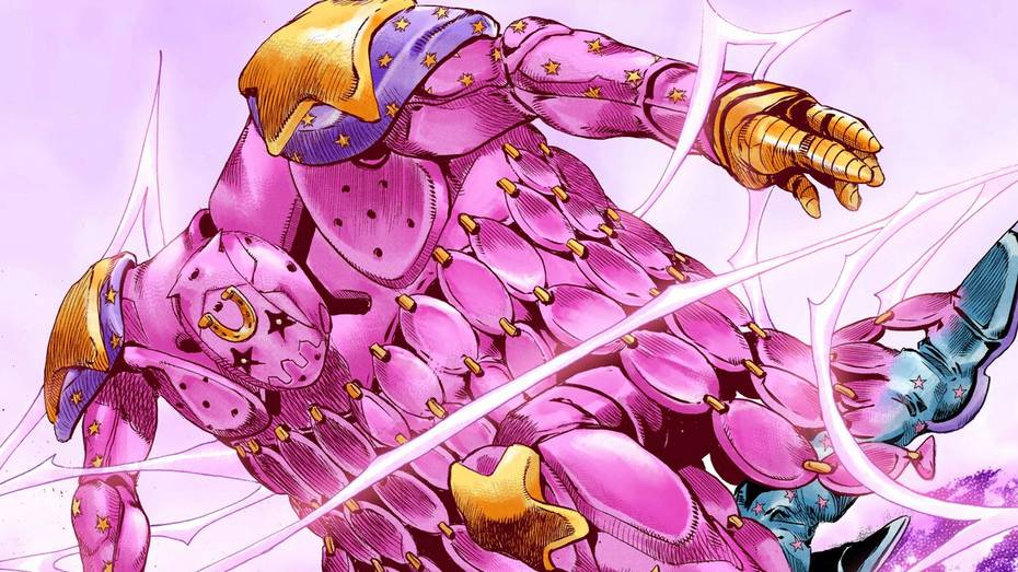 Tusk ACT4 (dok. Viz Media/JoJo's Bizarre Adventure: Steel Ball Run)