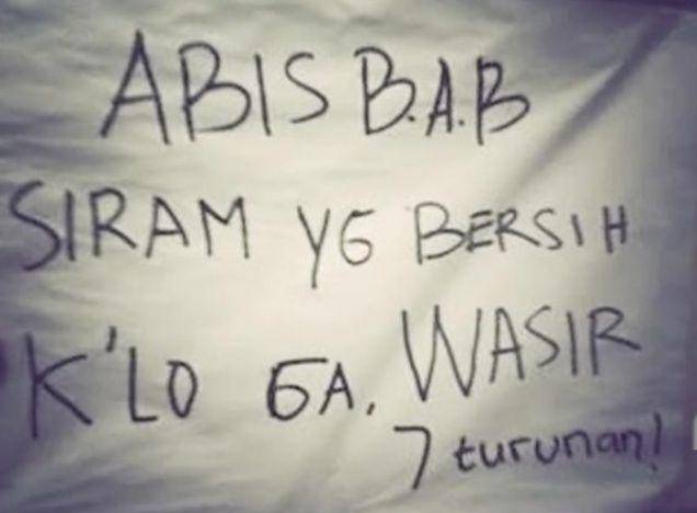 pengumuman lucu di toilet (instagram.com/recehtapiviral)