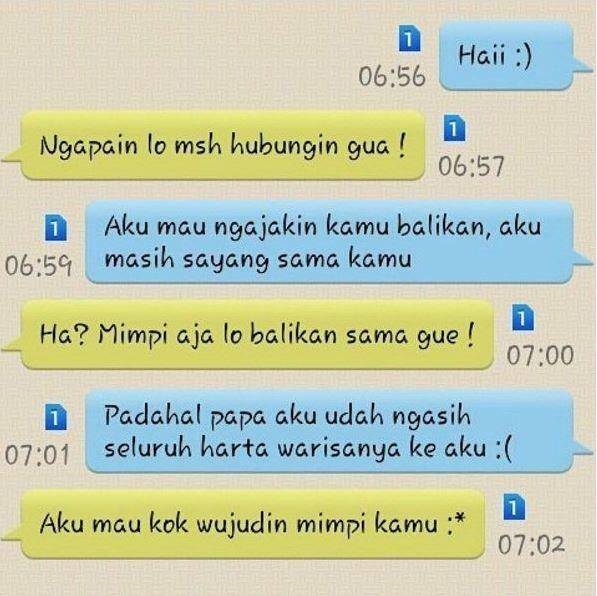 chat mantan ajak balikan (twitter.com/onecak)