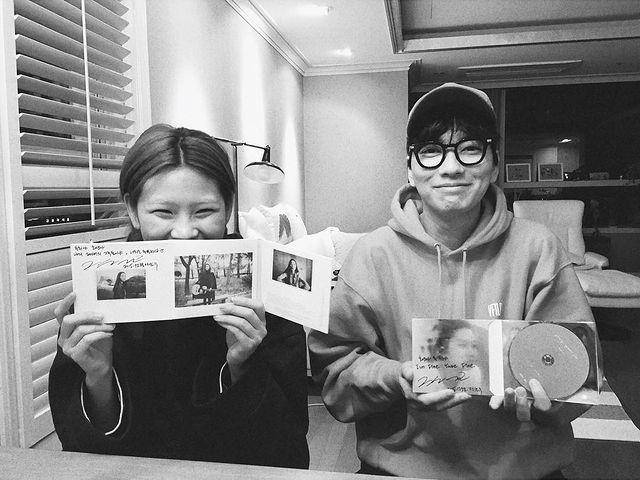 Jung Ho Yeon dan Lee Dong Hwi (instagram.com/yoonjujang)