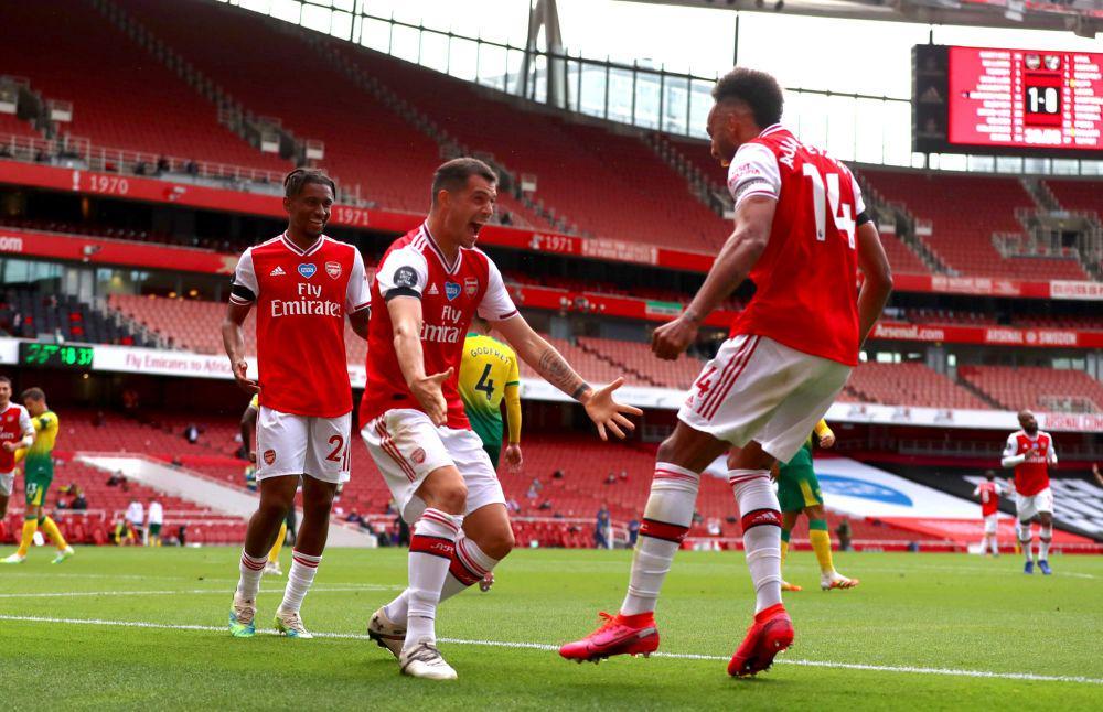 potret laga Arsenal melawan Norwich City (gunnerstribe.com)