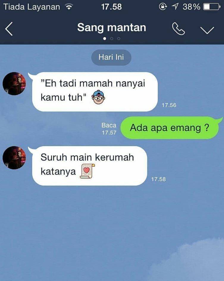 chat mantan ajak balikan (instagram.com/ngakakkocak)