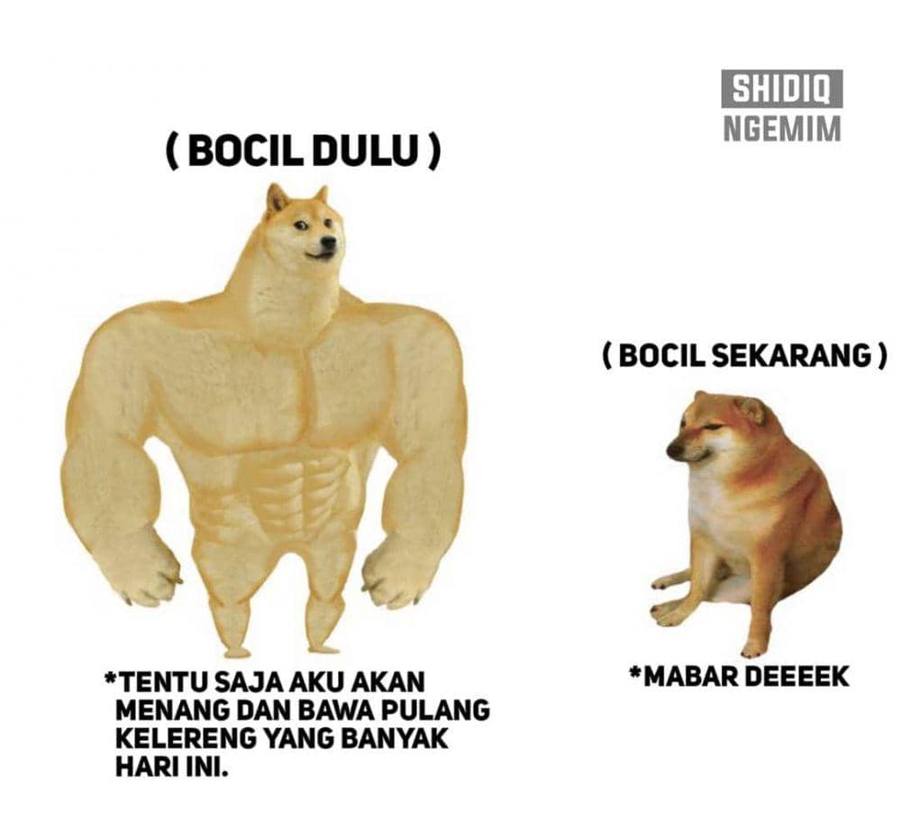 meme kuat vs. lemah (instagram.com/shidiq.ngemim)