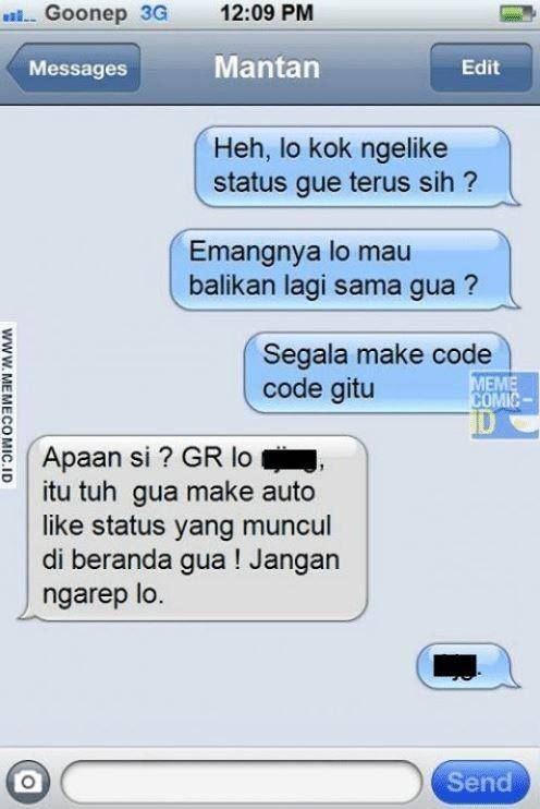chat mantan ajak balikan (instagram.com/memecomic.id)
