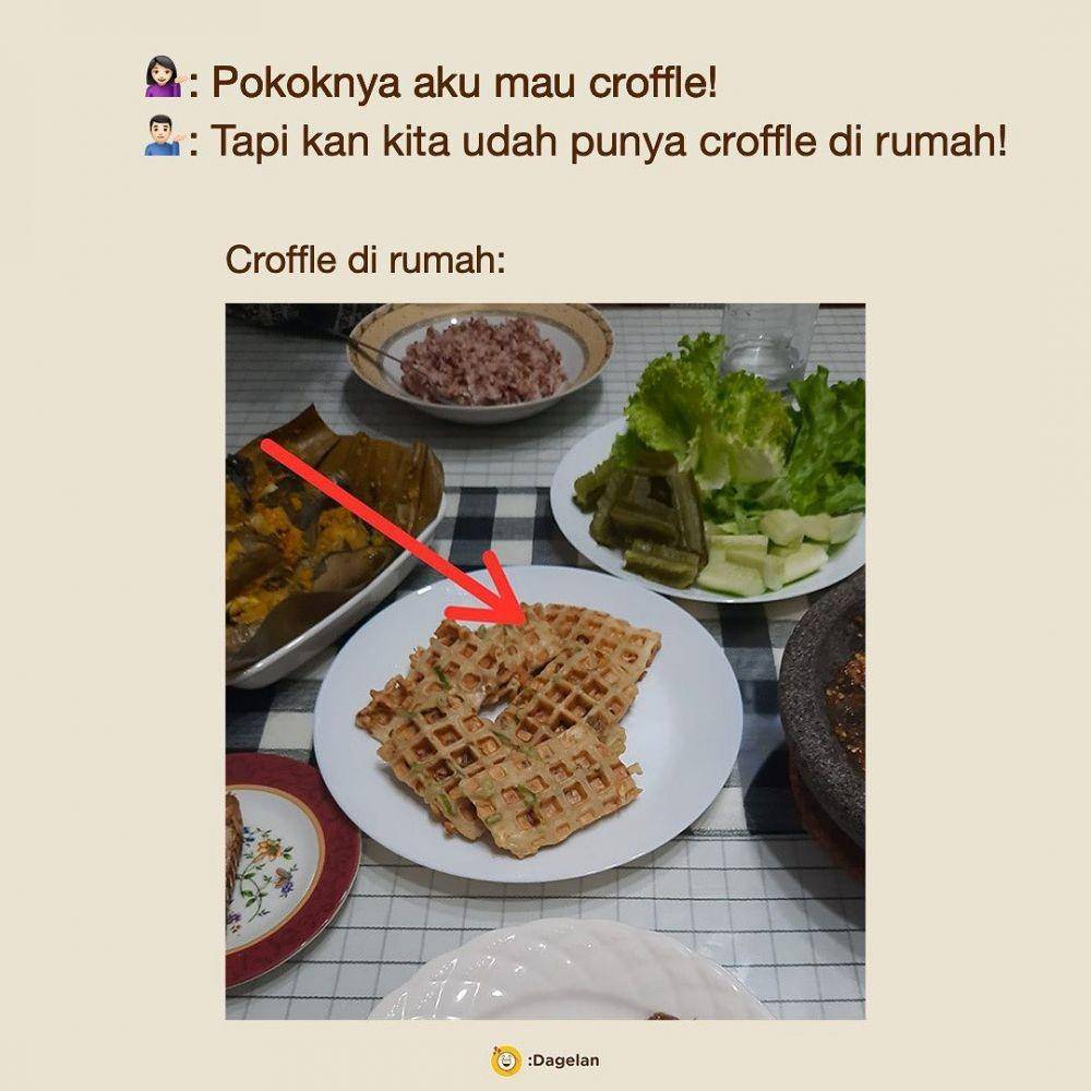 meme croffle (instagram.com/dagelan)