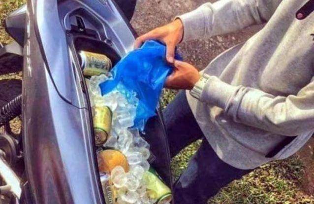 isi jok motor tak terduga (instagram.com/wkwkland_real)