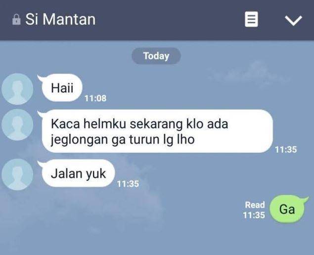 chat mantan ajak balikan (instagram.com/awreceh.id)