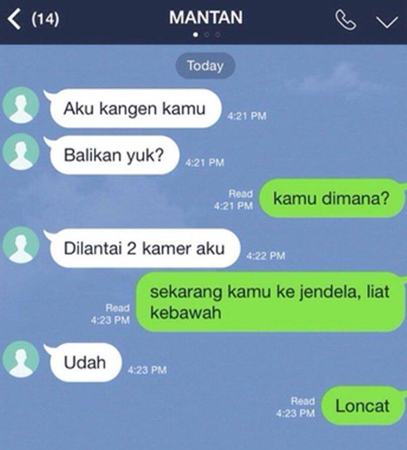 chat mantan ajak balikan (instagram.com/rakyat_plus_62)