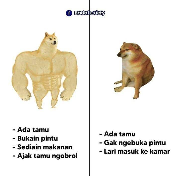 meme kuat vs. lemah (instagram.com/xmeme.id)