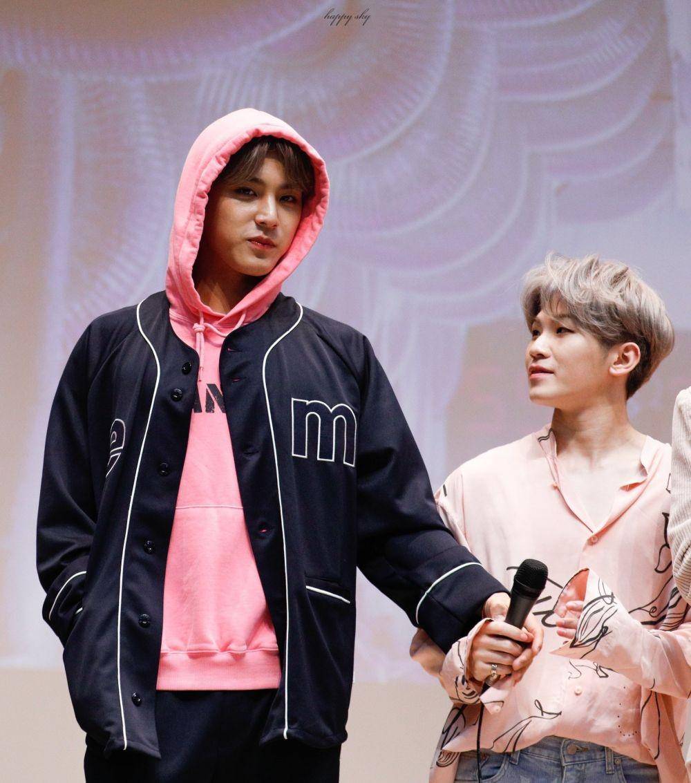 Mingyu dan Woozi SEVENTEEN (instagram.com/happysky_mw)
