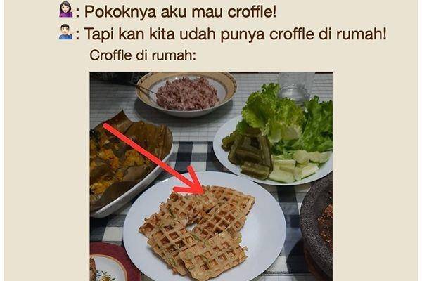 meme croffle (instagram.com/dagelan)