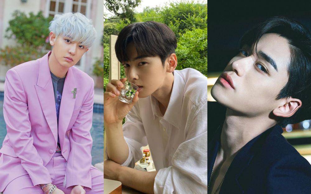 Chanyeol EXO, Eunwoo ASTRO, Lucas NCT (instagram.com/real__pcy | instagram.com/eunwo.o_c | instagram.com/lucas_xx444)