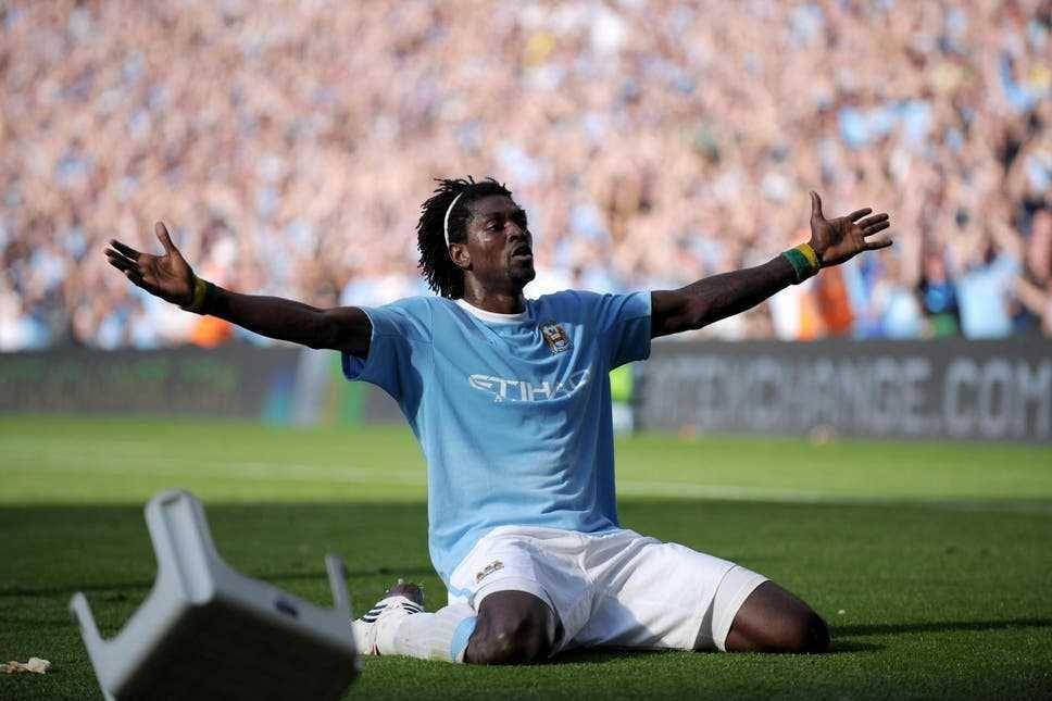potret Emmanuel Adebayor (standard.co.uk)