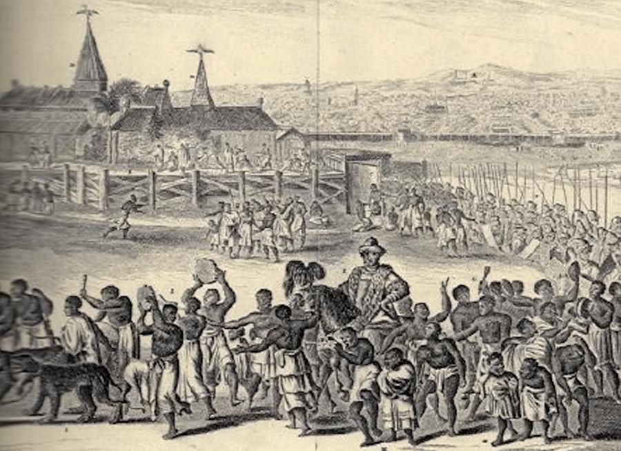 ilustrasi Benin City pada masa lampau (organisationofgreatbeninkingdom.com)