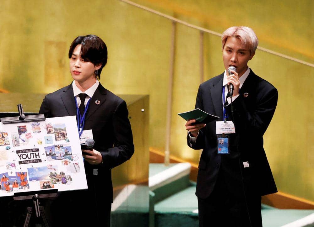 J-Hope dan Jimin di UNGA (rappler.com)