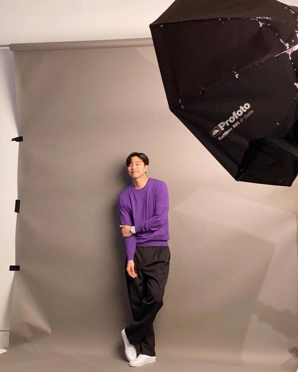 ootd kasual Gong Yoo (instagram.com/management_soop)