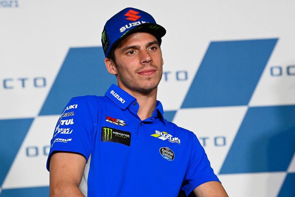 Joan Mir saat konferensi pers jelang GP San Marino (motogp.com)