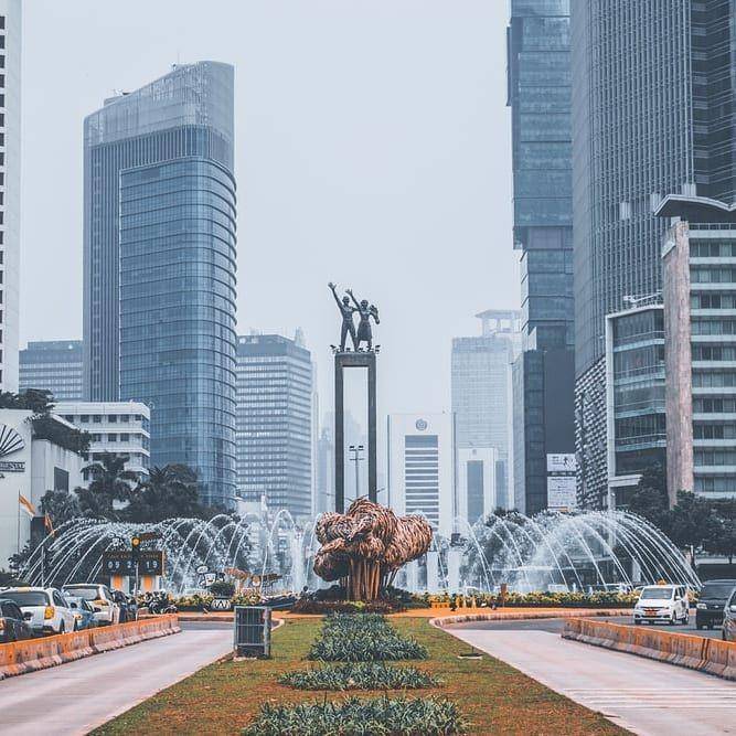 Kawasan Bundaran HI, Jakarta Pusat (instagram.com/riza_drmwn48592)