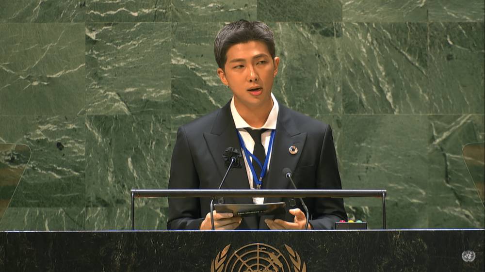 RM BTS di UNGA Majelis Umum PBB ke-76 (youtube.com/United Nations)