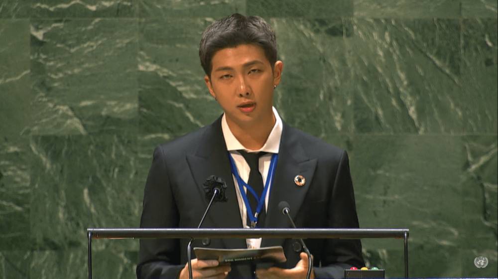 RM BTS di UNGA Majelis Umum PBB ke-76 (youtube.com/United Nations)