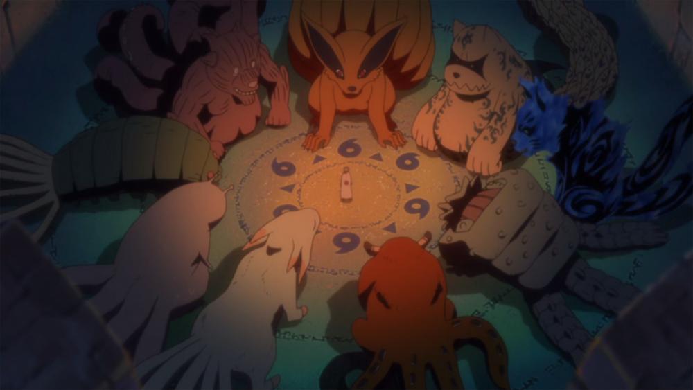 Hagoromo Otsutsuki dan Bijuu (dok. Studio Pierrot/The Last: Naruto the Movie)