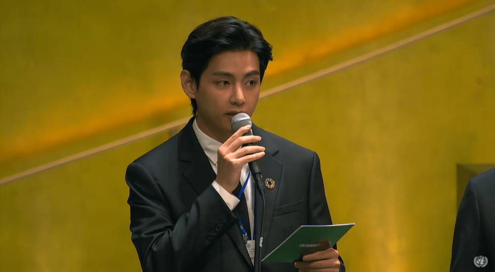 V BTS di UNGA Majelis Umum PBB ke-76 (youtube.com/United Nations)