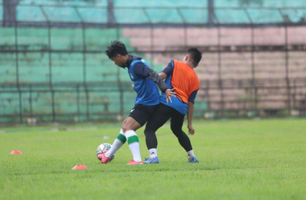 Jelang Liga 2, Skuat PSMS berlatih di Stadion Teladan Medan (Dok.IDN Times/istimewa)