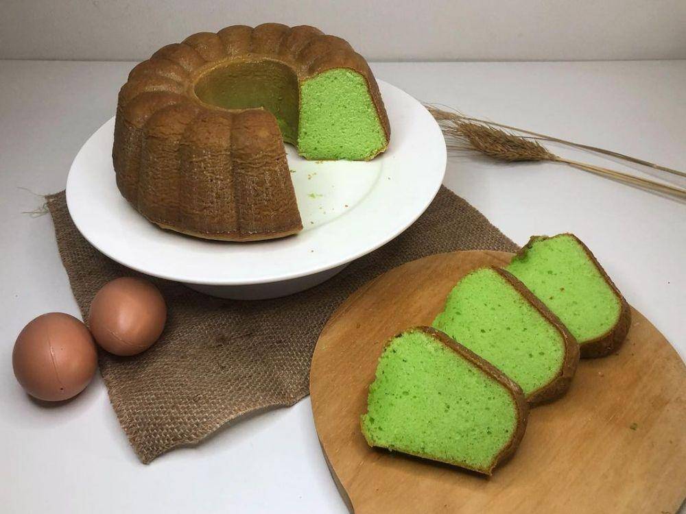 Bolu pandan jadul (instagram.com/nyonya_siu)