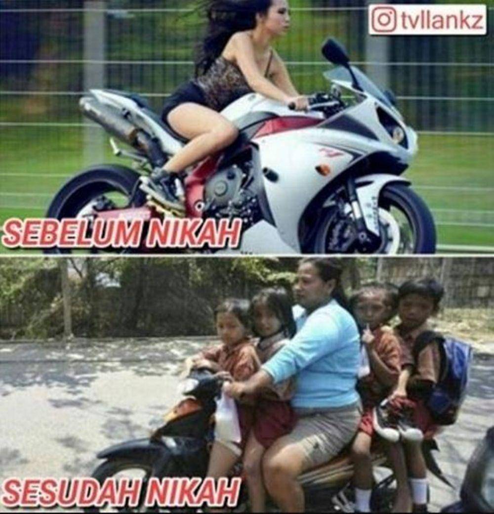 meme sebelum vs sesudah menikah (instagram.com/tvllankz)