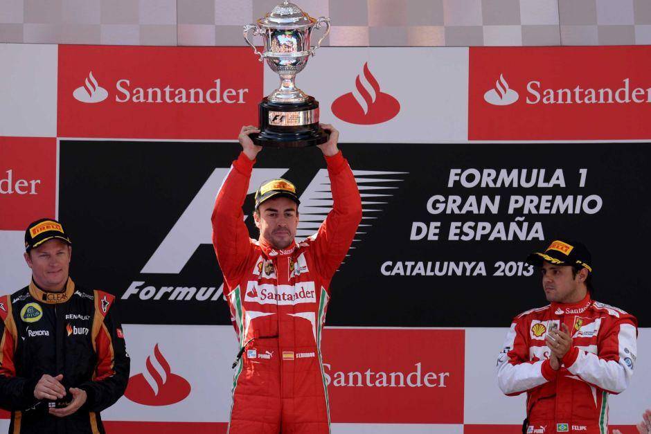 Fernando Alonso pada GP Spanyol 2013 (abc.net.au)