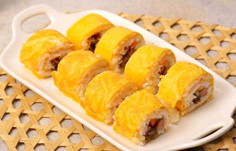 ilustrasi egg roll sushi (yummy.co.id)