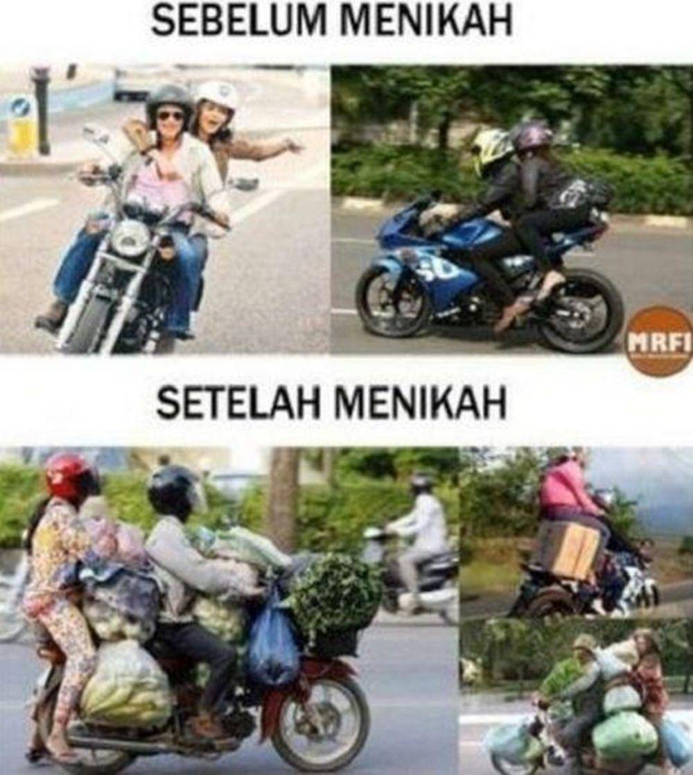 meme sebelum vs sesudah menikah (facebook.com/mrfi.id)
